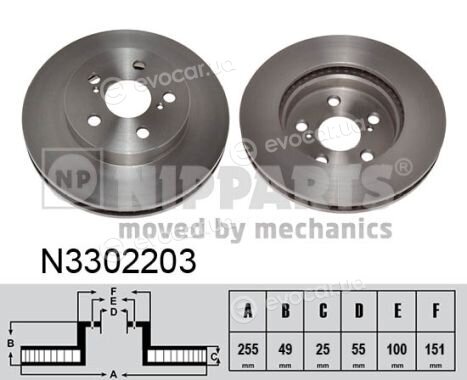 Nipparts N3302203