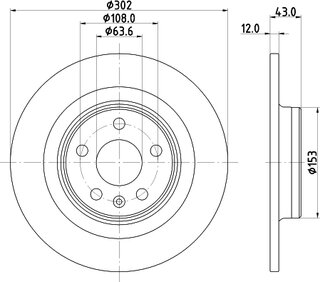 Hella Pagid 8DD 355 126-991