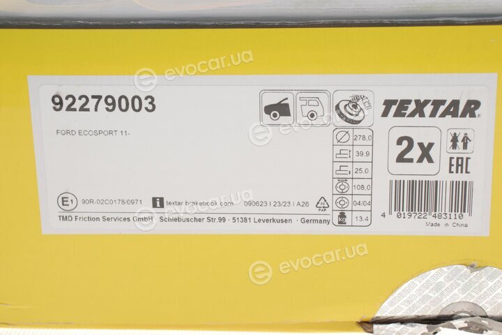 Textar 92279003