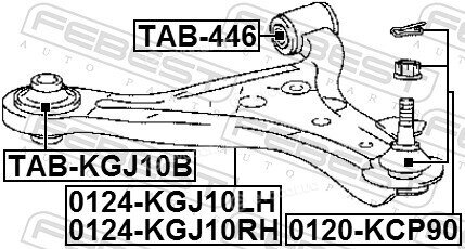 Febest 0124-KGJ10LH