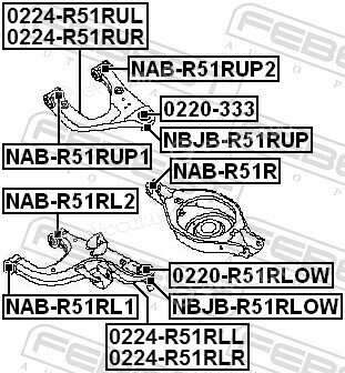 Febest 0220-R51RLOW