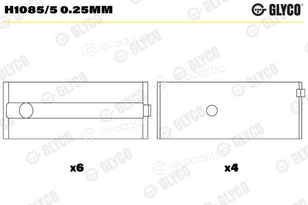 Glyco H1085/5 0.25mm