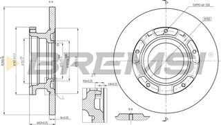 Bremsi CD8472S