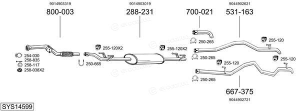 Bosal SYS14599