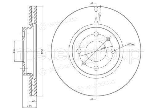 Metelli 23-0407C