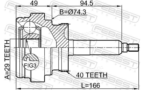 Febest 1410-ACTA40