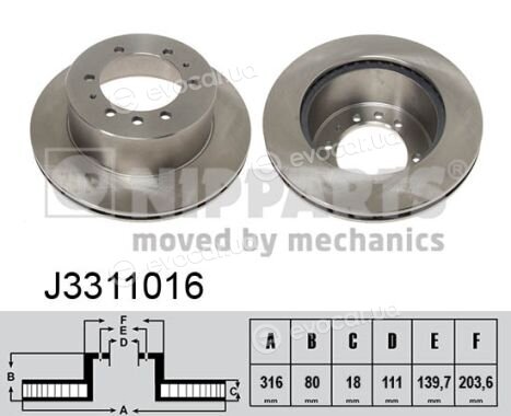 Nipparts J3311016