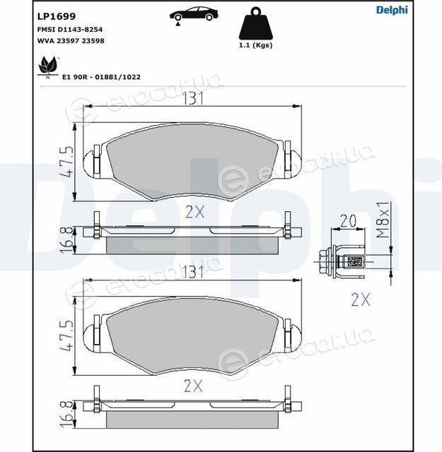 Delphi LP1699