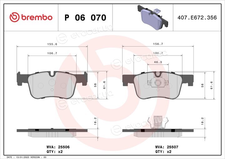 Brembo P 06 070X