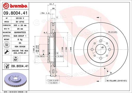 Brembo 09.8004.41