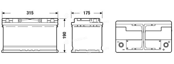 Exide EK800