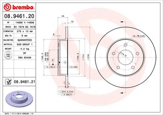 Brembo 08.9461.21