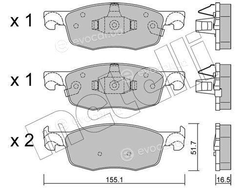 Metelli 22-1282-0