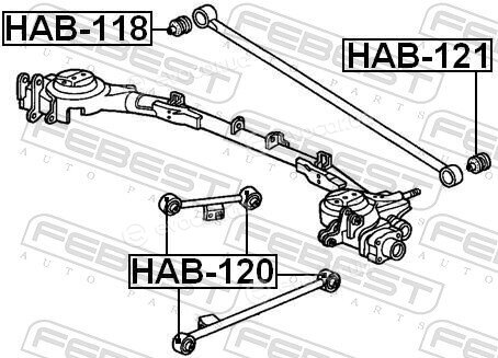 Febest HAB-121