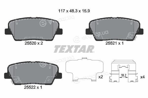 Textar 2552001