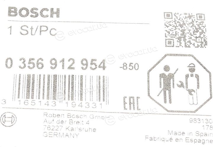 Bosch 0 356 912 954