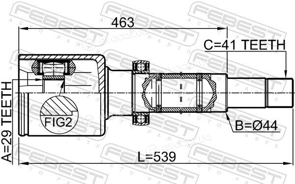 Febest 2111-TT9DRH