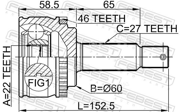 Febest 2210-CDA46