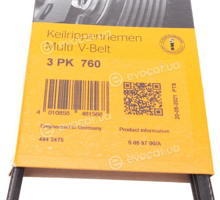 Continental 3PK760