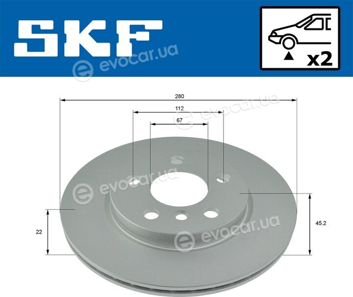 SKF VKBD 80244 V2