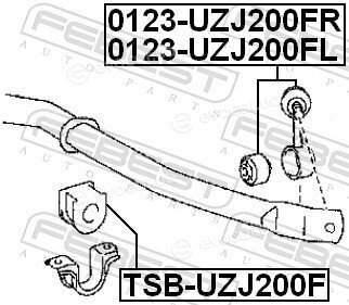 Febest TSB-UZJ200F