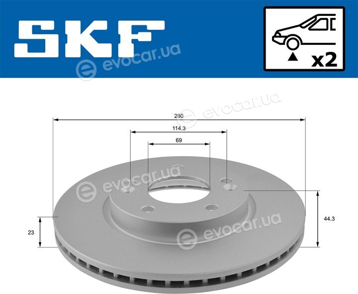SKF VKBD 80323 V2
