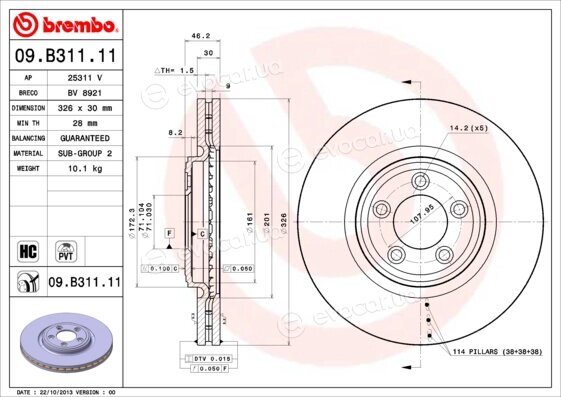 Brembo 09.B311.11