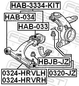 Febest HAB-3334-KIT