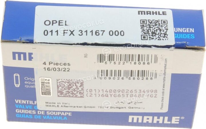 Mahle 011 FX 31167 000