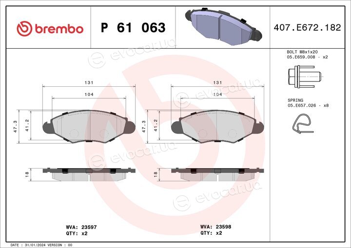 Brembo P 61 063