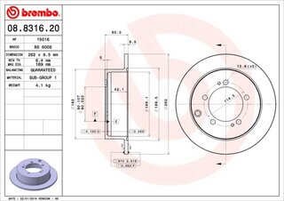 Brembo 08.8316.20