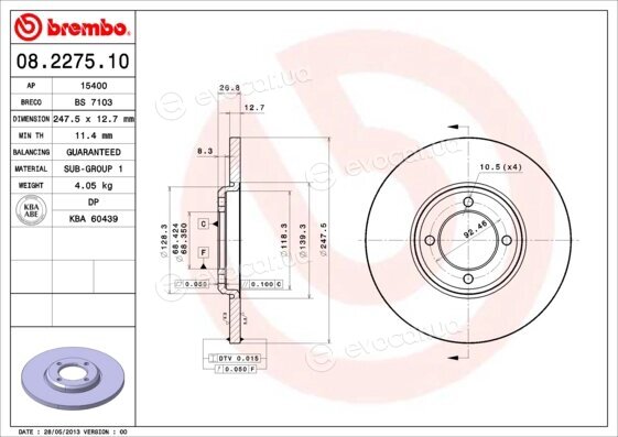 Brembo 08.2275.10