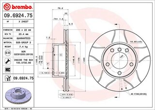 Brembo 09.6924.75