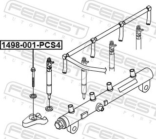 Febest 1498-001-PCS4