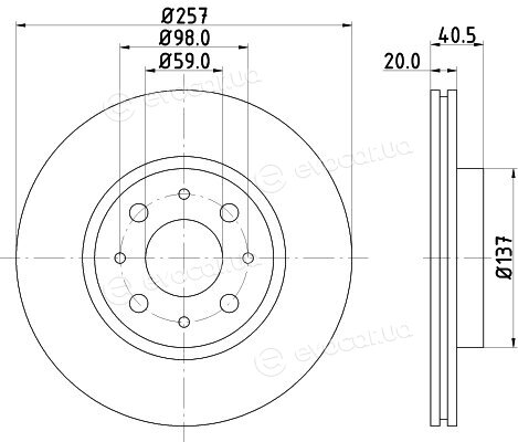 Hella Pagid 8DD 355 127-151