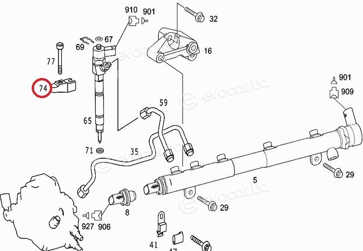 Mercedes-Benz A611 016 07 38