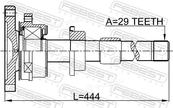 Febest 0212-T30MTRH