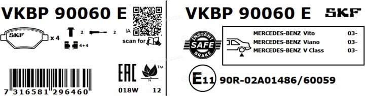 SKF VKBP 90060 E