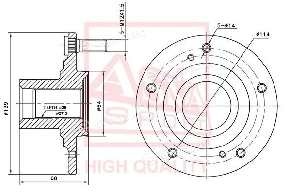 Asva HNWH-CL7F