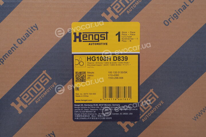 Hengst HG108H D839