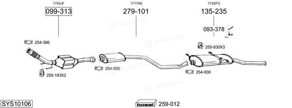 Bosal SYS10106