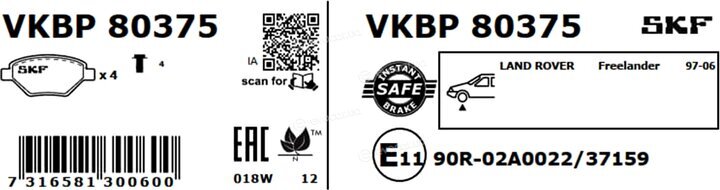 SKF VKBP 80375
