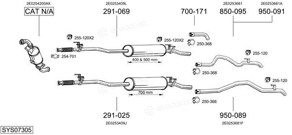 Bosal SYS07305