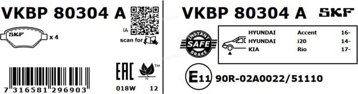 SKF VKBP 80304 A