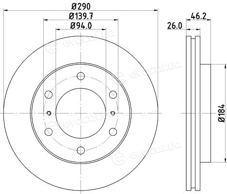 Hella Pagid 8DD 355 119-071