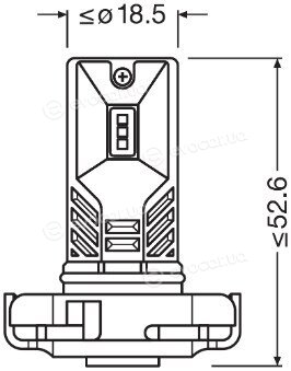 Osram 2604CW-1BL