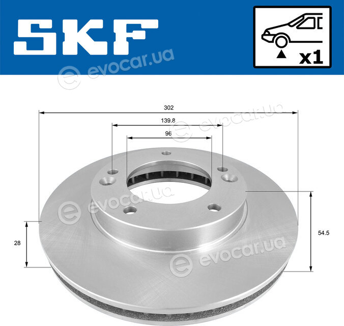 SKF VKBD 80586 V1