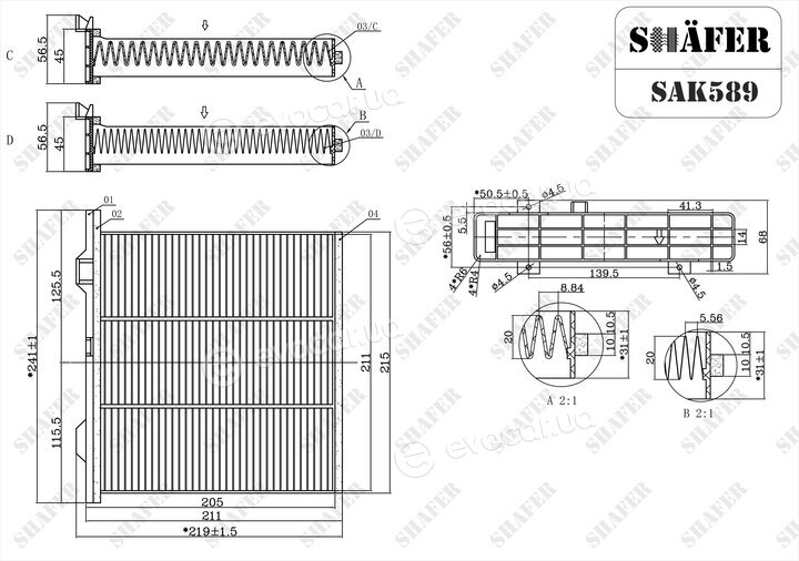 Shafer SAK589