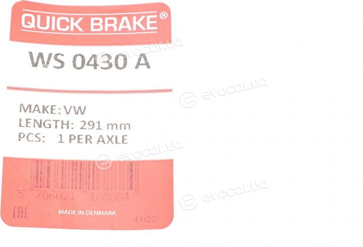 Kawe / Quick Brake WS 0430 A