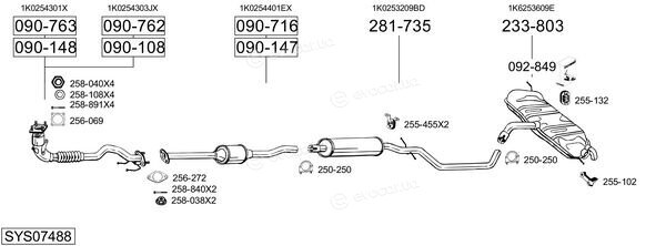 Bosal SYS07488